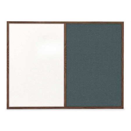 United Visual Products Slim Style Indoor Enclosed Radius Corkbo UVRDS48SB-BRONZE-APRICOT